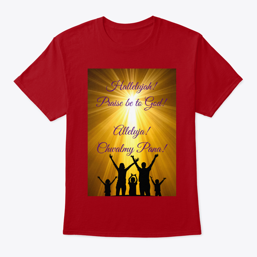 praise be to god t shirt (english and polish) praise be to god t shirt (english and polish)