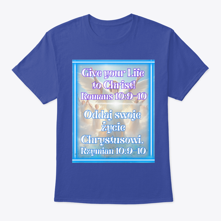 give your life to christ t shirt (english and polish) give your life to christ t shirt (english and polish)