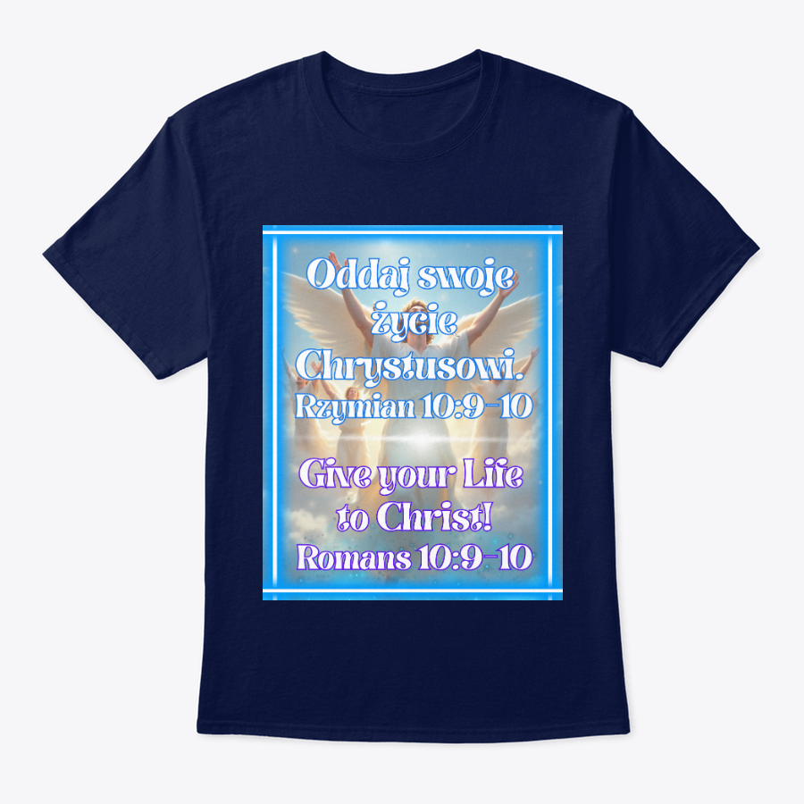 give your life to christ t shirt (polish and english) give your life to christ t shirt (polish and english)