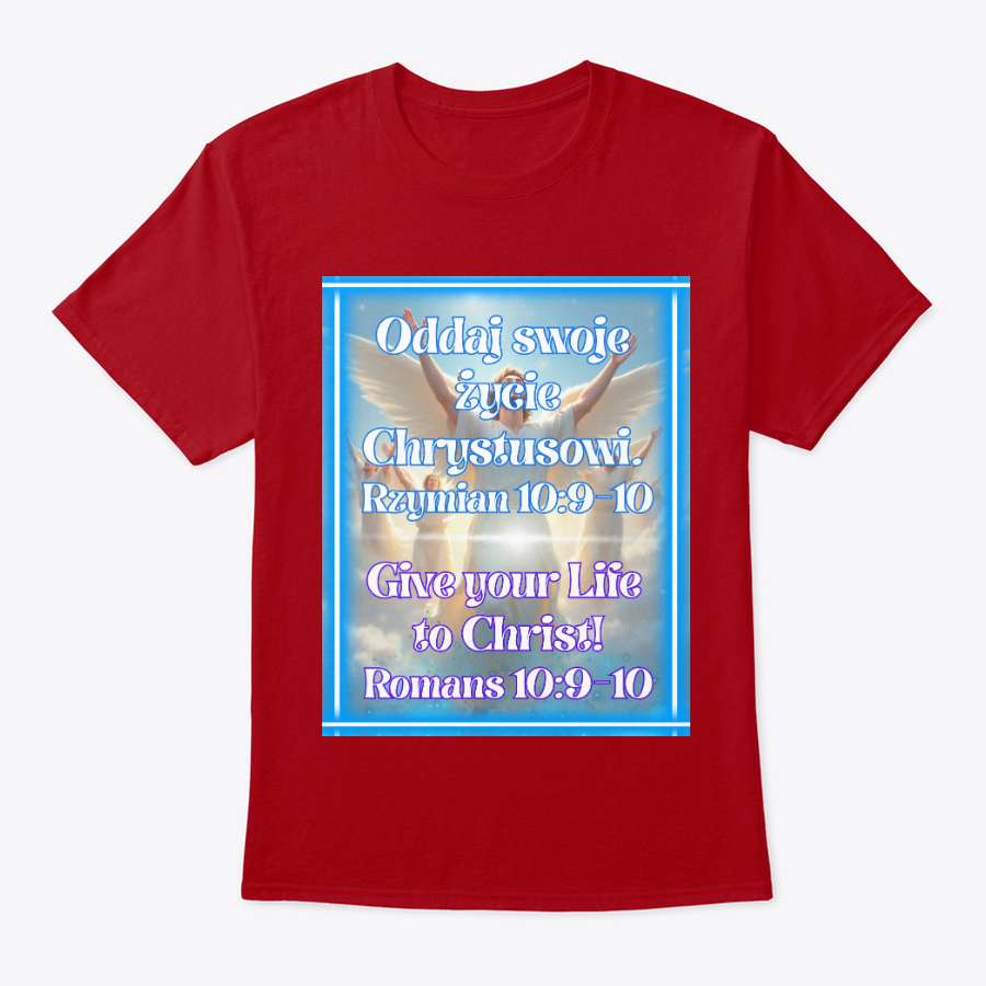 give your life to christ t shirt (polish and english) give your life to christ t shirt (polish and english)