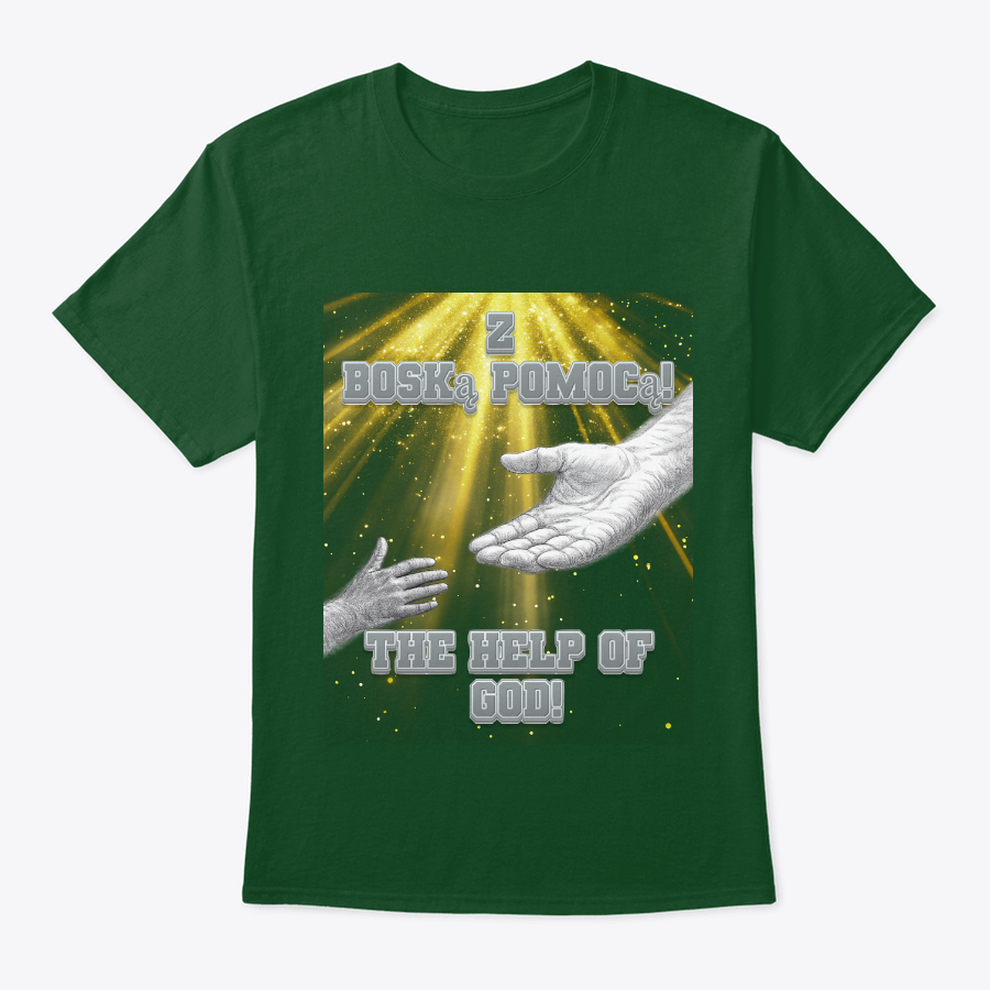 the help of god t shirt (english and polish) the help of god t shirt (english and polish)